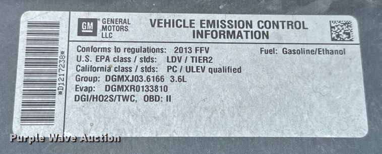 image for item LF9973 2013 Chevrolet Impala 