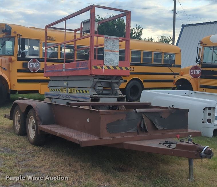 image for item NG9873 Skyjack SJIII 3220 scissor lift with trailer