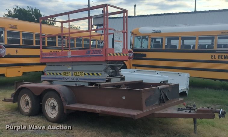 image for item NG9873 Skyjack SJIII 3220 scissor lift with trailer