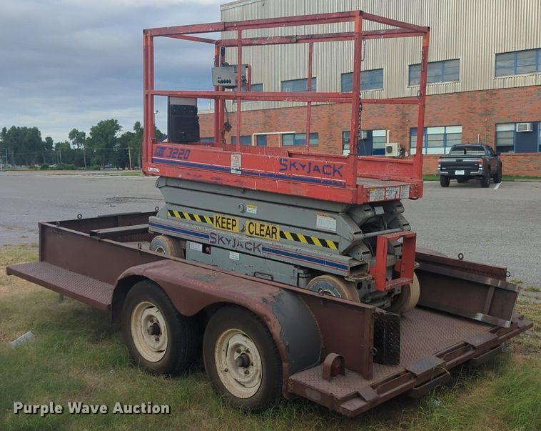 image for item NG9873 Skyjack SJIII 3220 scissor lift with trailer