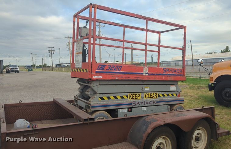 image for item NG9873 Skyjack SJIII 3220 scissor lift with trailer