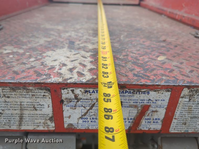 image for item NG9873 Skyjack SJIII 3220 scissor lift with trailer