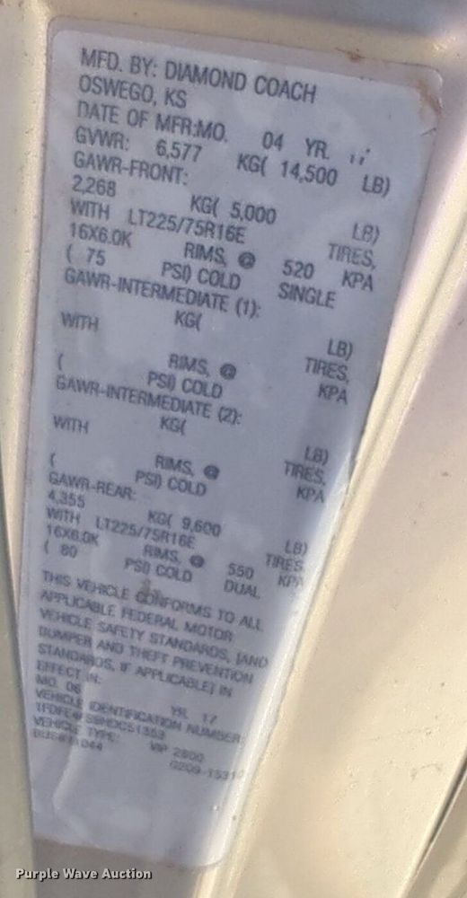 image for item NG9925 2017 Ford Econoline E450 Super Duty shuttle bus