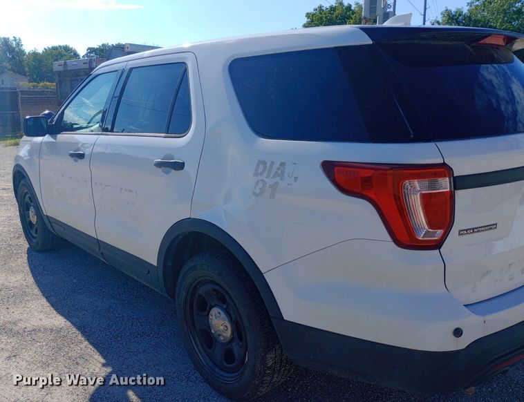 image for item NY9477 2017 Ford Explorer Police Interceptor SUV
