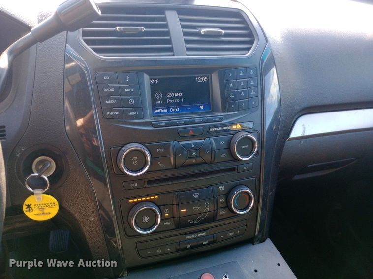 image for item NY9477 2017 Ford Explorer Police Interceptor SUV