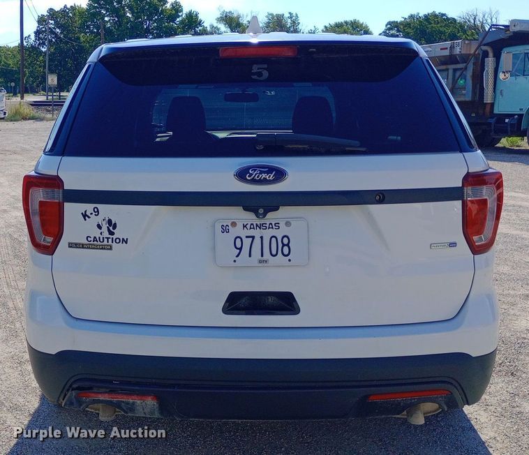 image for item NY9478 2017 Ford Explorer Police Interceptor SUV