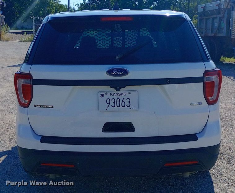 image for item NY9479 2018 Ford Explorer Police Interceptor SUV