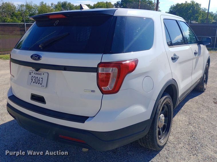 image for item NY9479 2018 Ford Explorer Police Interceptor SUV