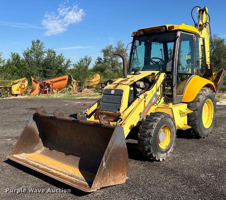 image for item OM9611 New Holland LB110 backhoe