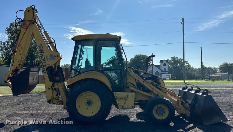 image for item OM9611 New Holland LB110 backhoe