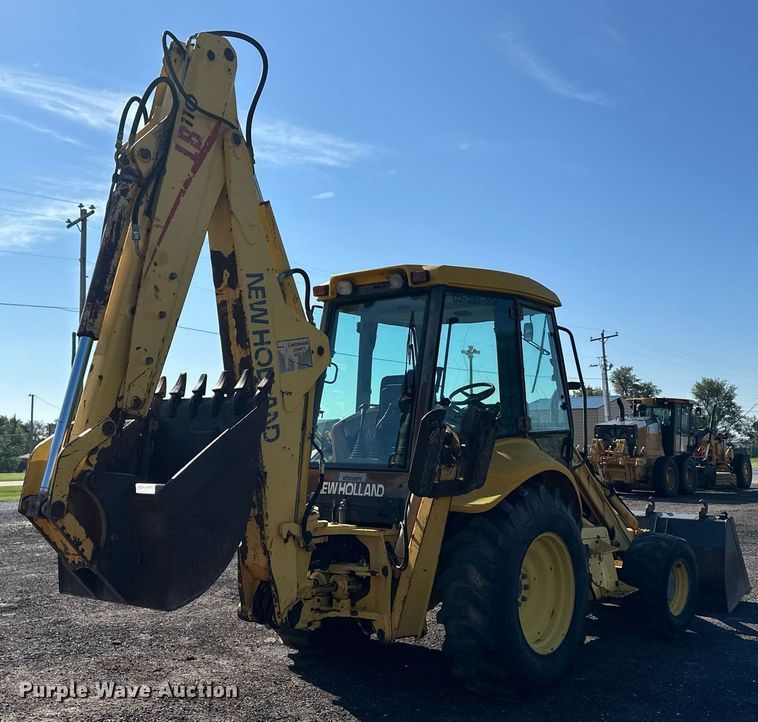 image for item OM9611 New Holland LB110 backhoe