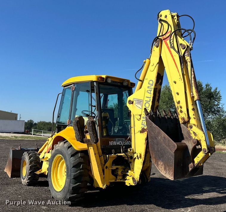 image for item OM9611 New Holland LB110 backhoe