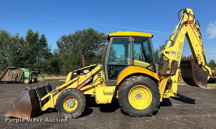 image for item OM9611 New Holland LB110 backhoe