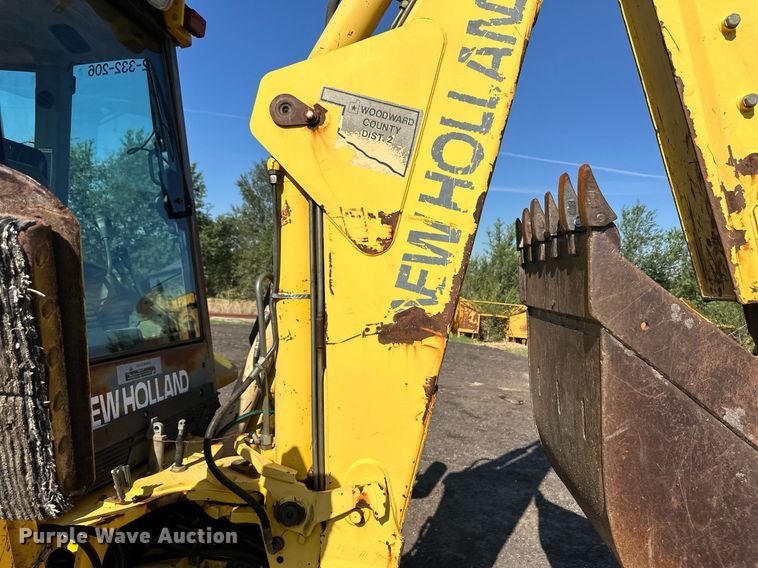 image for item OM9611 New Holland LB110 backhoe