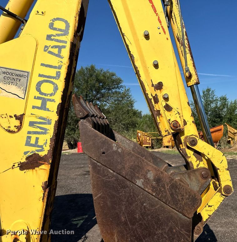 image for item OM9611 New Holland LB110 backhoe