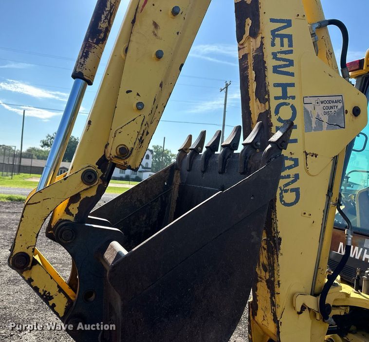 image for item OM9611 New Holland LB110 backhoe
