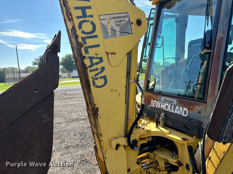 image for item OM9611 New Holland LB110 backhoe