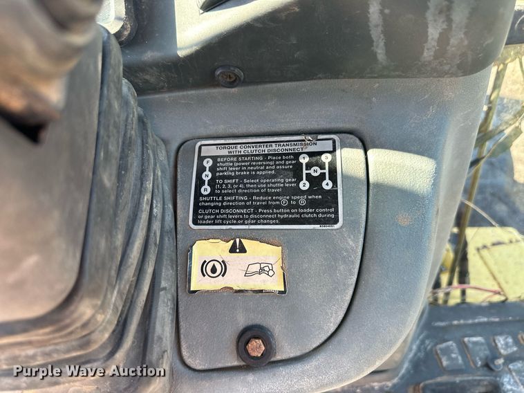 image for item OM9611 New Holland LB110 backhoe