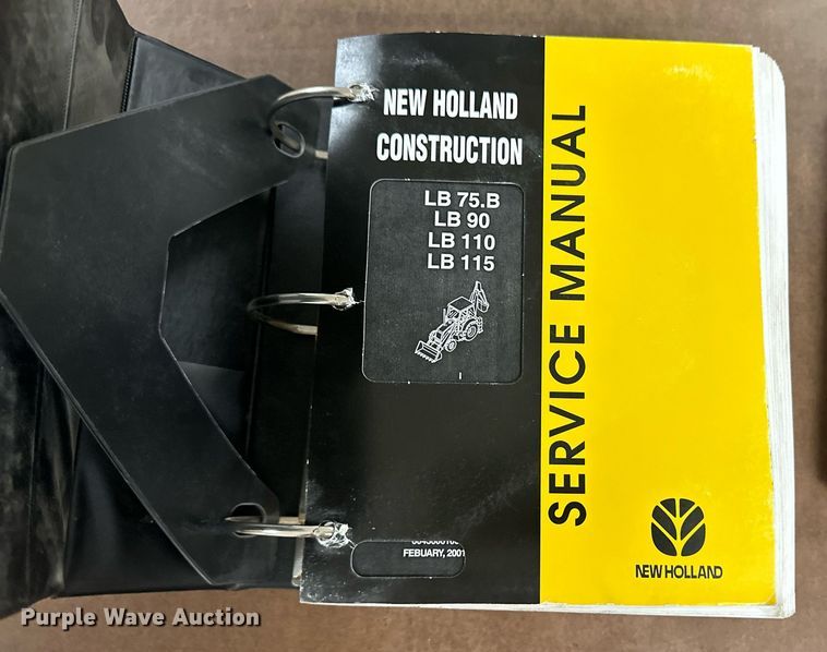 image for item OM9611 New Holland LB110 backhoe