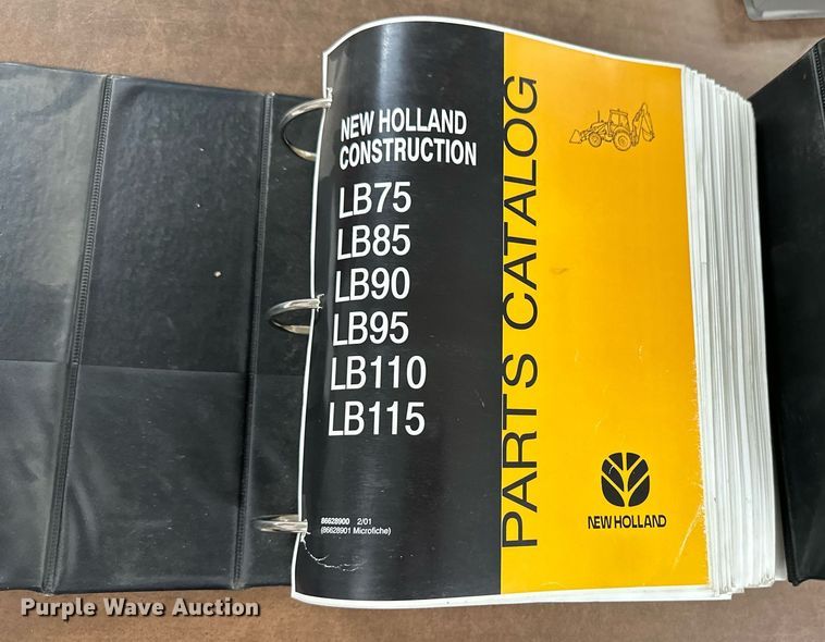 image for item OM9611 New Holland LB110 backhoe