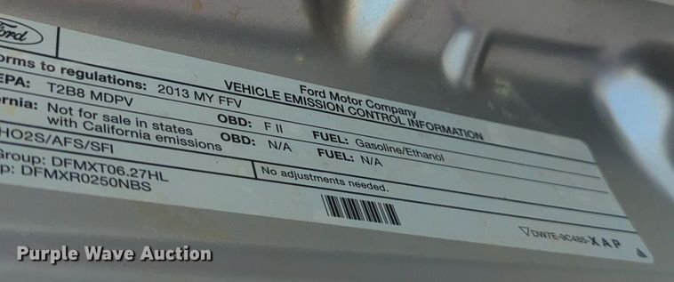 image for item NW9710 2013 Ford  F250 Super Duty SuperCab pickup truck