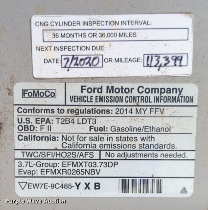 image for item NW9712 2014 Ford F150 SuperCab pickup truck