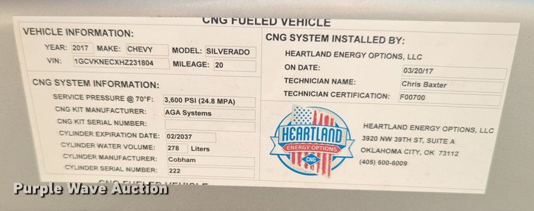 image for item NW9713 2017 Chevrolet  Silverado 1500 Double Cab pickup truck