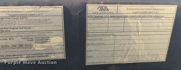 image for item NW9714 2015 Chevrolet Silverado 1500 Double Cab pickup truck