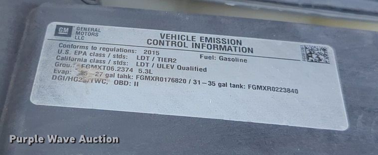 image for item NW9723 2015 Chevrolet Silverado 1500 Crew Cab pickup truck