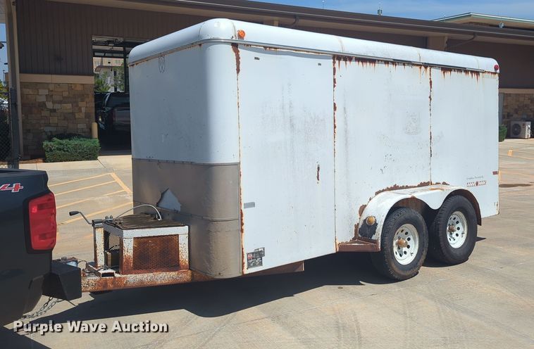 image for item NW9728 1995 WW enclosed cargo trailer