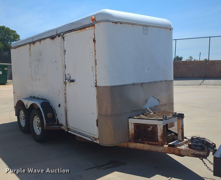 image for item NW9728 1995 WW enclosed cargo trailer