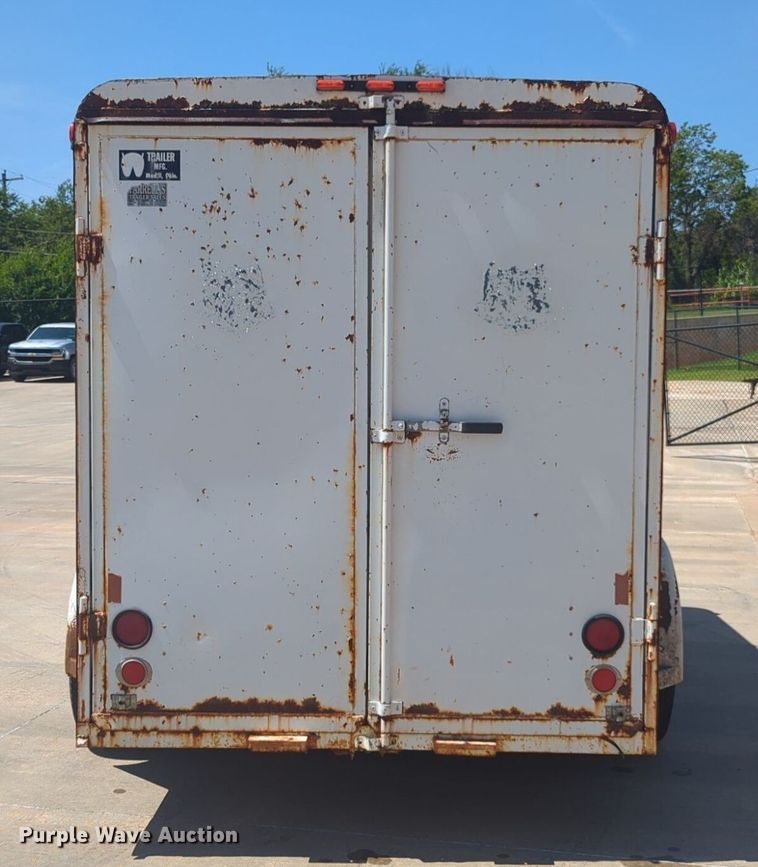 image for item NW9728 1995 WW enclosed cargo trailer