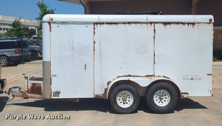 image for item NW9728 1995 WW enclosed cargo trailer