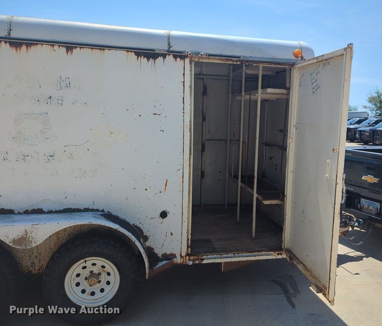 image for item NW9728 1995 WW enclosed cargo trailer
