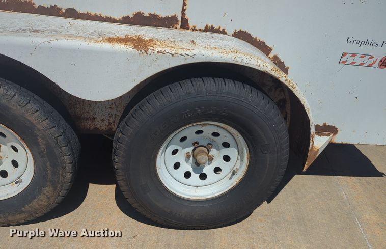 image for item NW9728 1995 WW enclosed cargo trailer