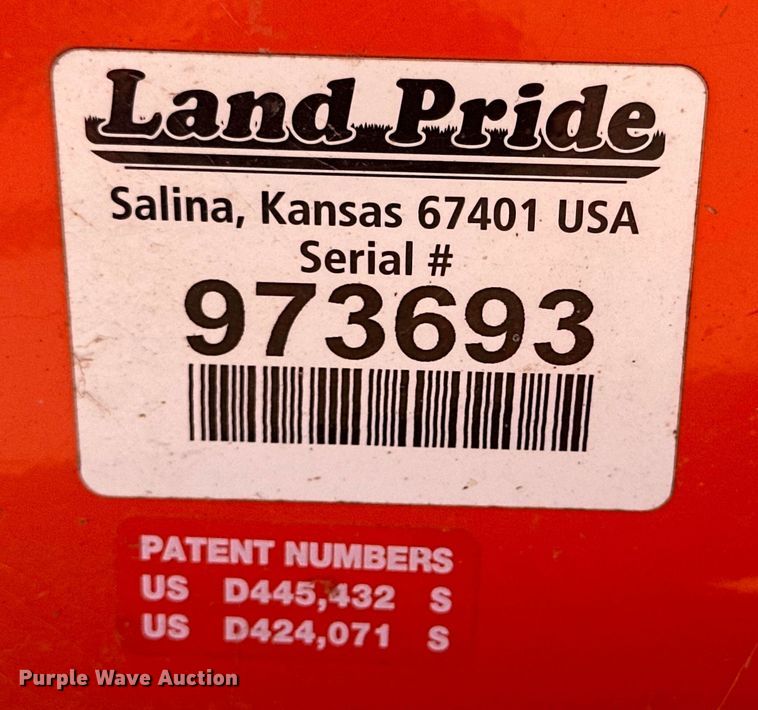 image for item DK6737 Land Pride FDR2584 rotary mower