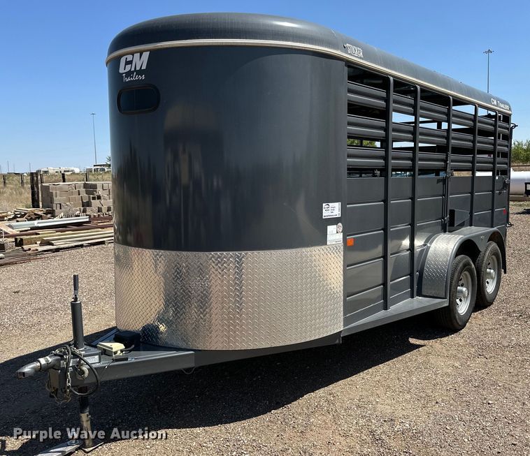 image for item DK6739 2020 CM CMS6630 livestock trailer