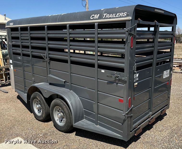 image for item DK6739 2020 CM CMS6630 livestock trailer