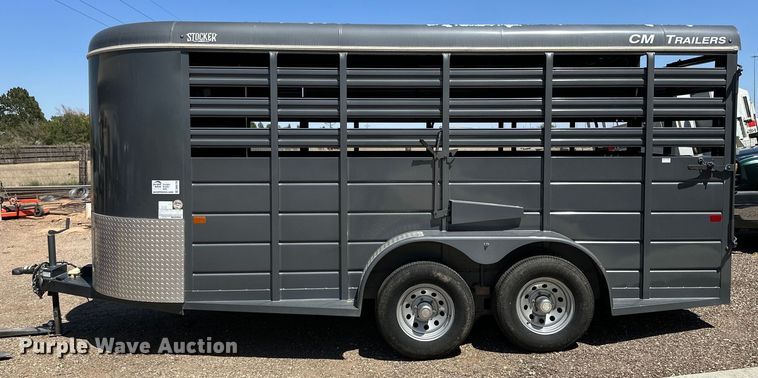 image for item DK6739 2020 CM CMS6630 livestock trailer