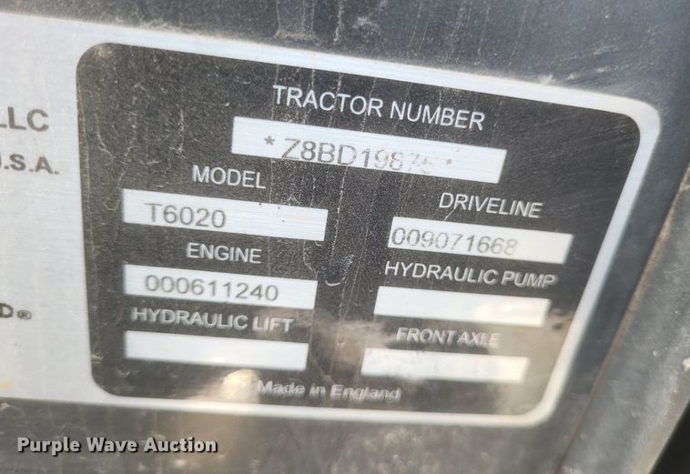 image for item DR4959 2009 New Holland  T6020 tractor