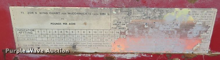 image for item DS4741 International Harvester  10 grain drill