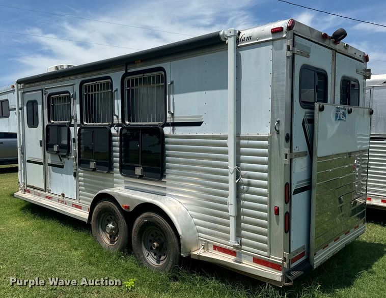image for item DU3018 2004 Adams horse trailer