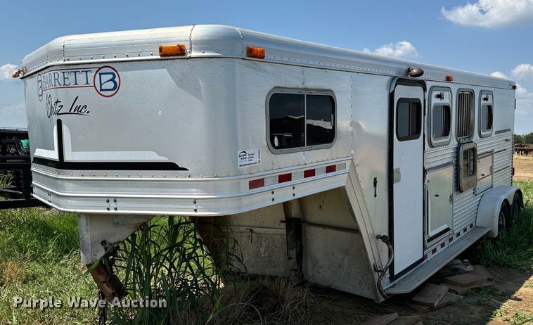 image for item DU3022 1998 Barrett livestock trailer