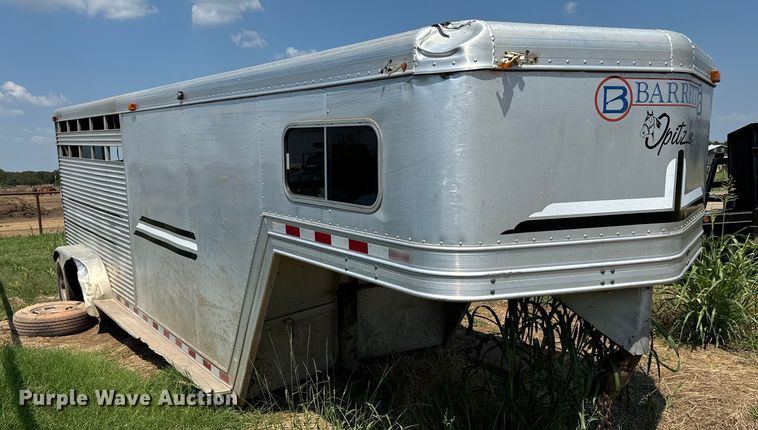 image for item DU3022 1998 Barrett livestock trailer