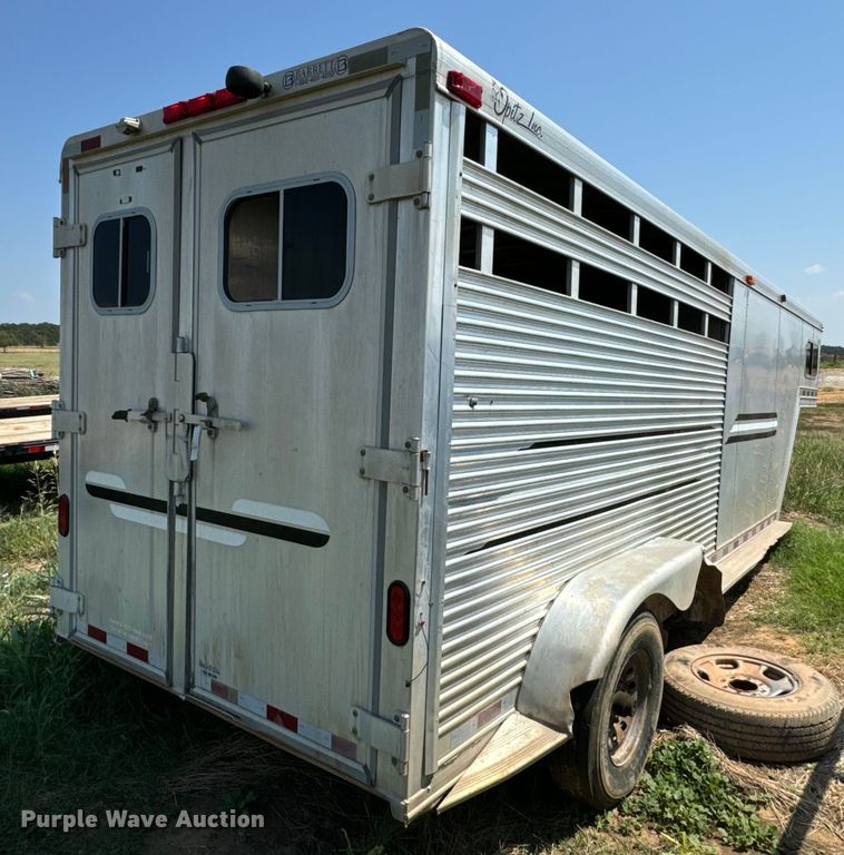 image for item DU3022 1998 Barrett livestock trailer
