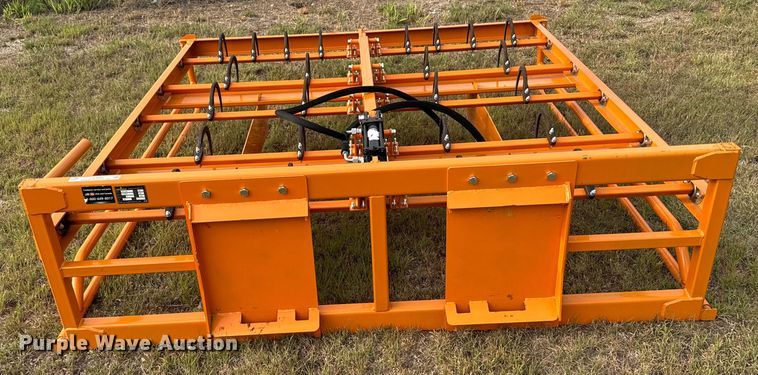 image for item DX3568 2024 LandHonor HAG-12-24Q skid steer hay accumulator grapple