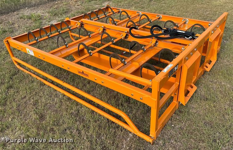 image for item DX3568 2024 LandHonor HAG-12-24Q skid steer hay accumulator grapple