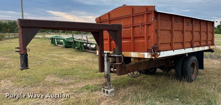 image for item DX3570 Shop built grain trailer