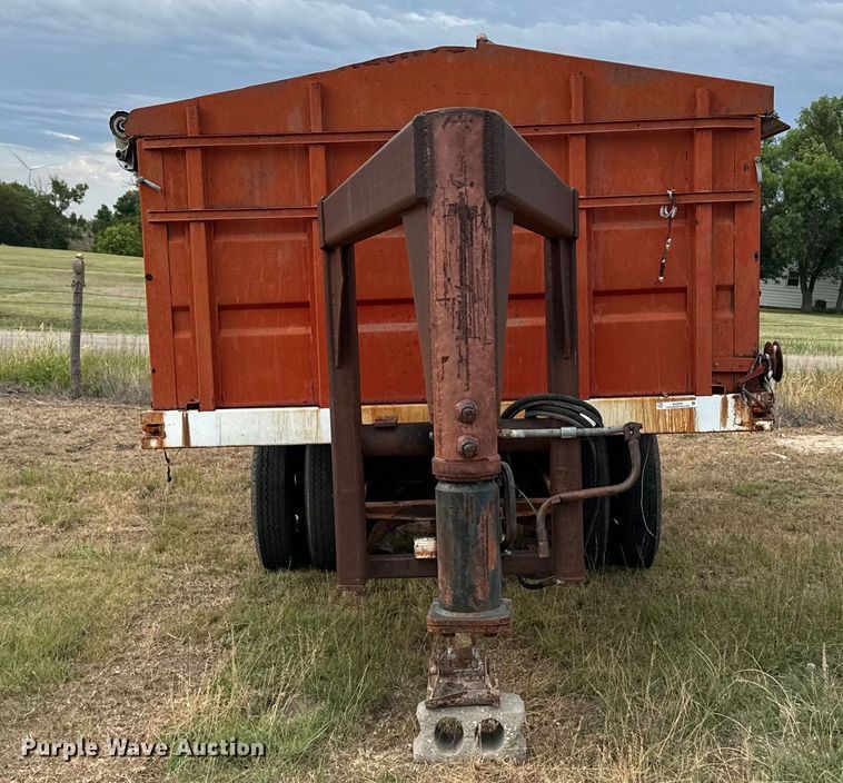 image for item DX3570 Shop built grain trailer