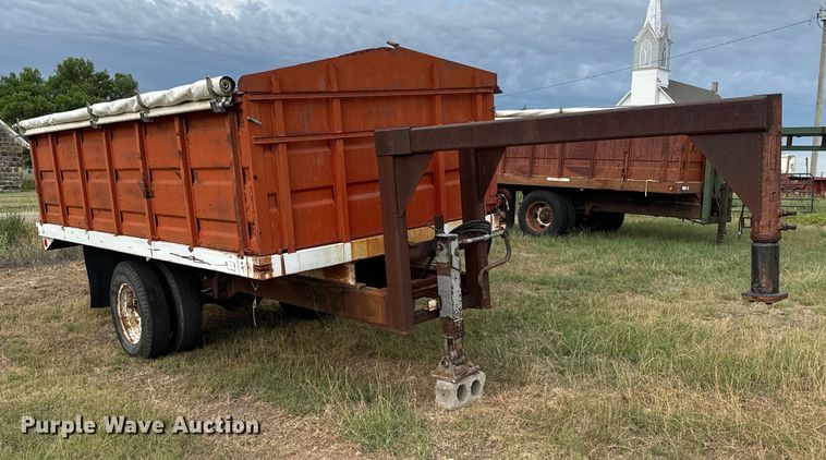 image for item DX3570 Shop built grain trailer